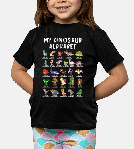 Vêtements Dinosaures Alphabet Abecedaire Cadeau