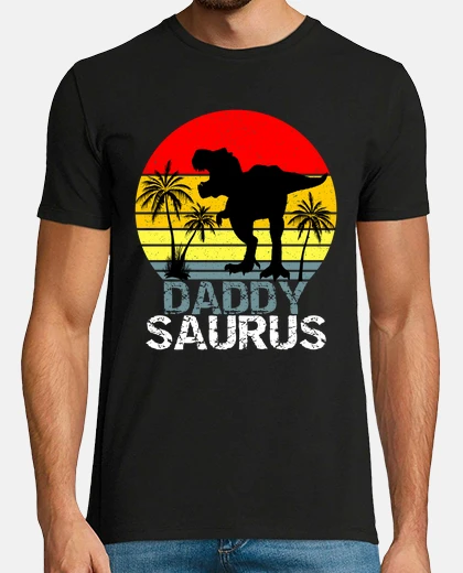 Camiseta dinosaurio daddysaurus t rex