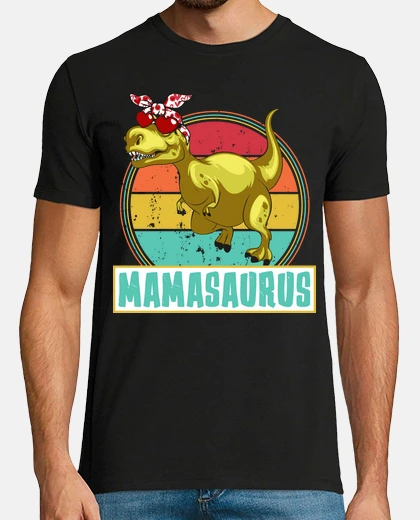 T-shirt dinosauro mamasaurus t rex mama saurus