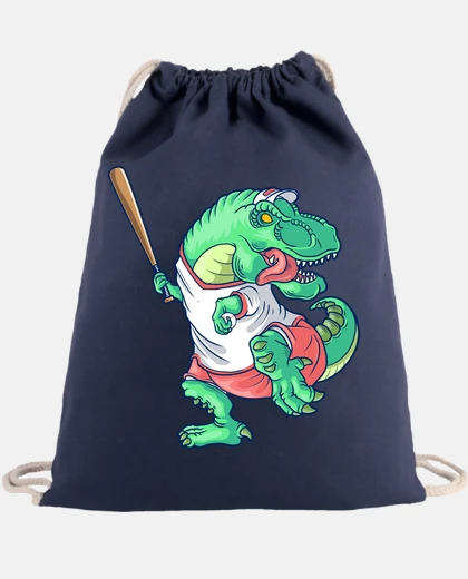 Borsa Dinosauro T-Rex Giocatore di Baseball