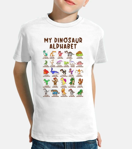 Children's dinosaurs alphabet abecedary gift