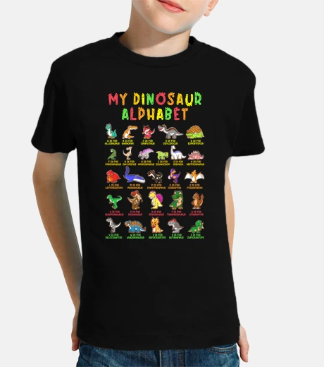 Kids dinosaurs alphabet abecedary gift