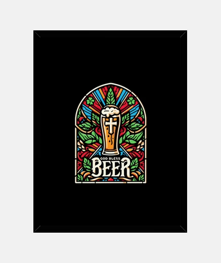 Quadro Dio benedica la birra