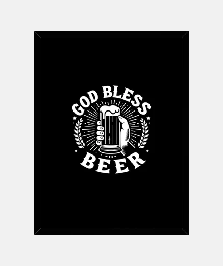 Quadro Dio benedica la birra