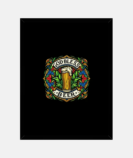 Quadro Dio benedica la birra