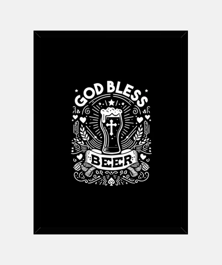 Quadro Dio benedica la birra