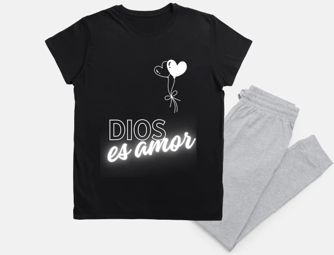 Pigiama dio è amoree g lupi bianchi
