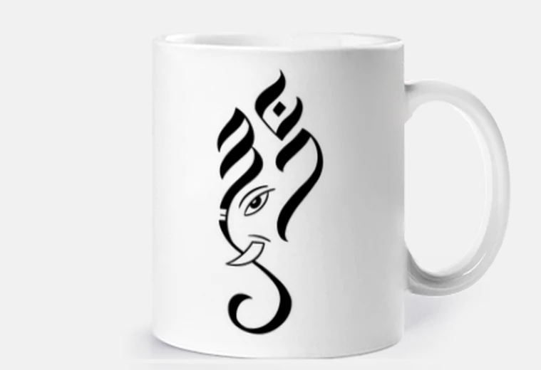 Tazza dio indù Ganesh