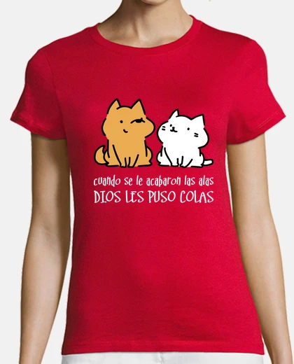 Playera Dios les puso colas