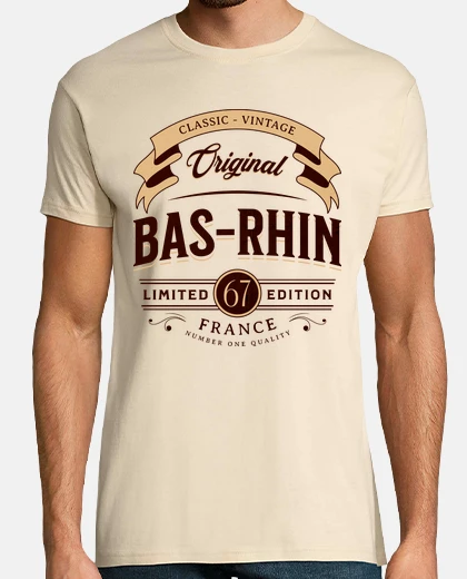 T-shirt Dipartimento Francese 67 Bas-Rhin