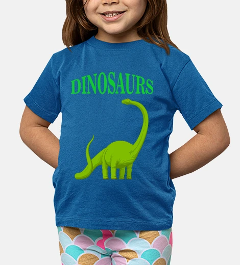 Kids diplodocus dinosaur