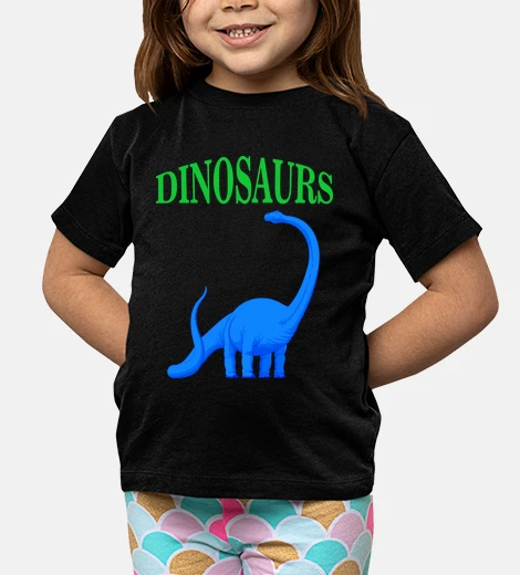 Kids diplodocus dinosaurs