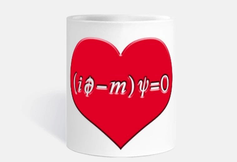 Cup dirac equation heart