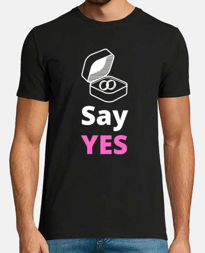 Tee-shirt dire oui au mariage
