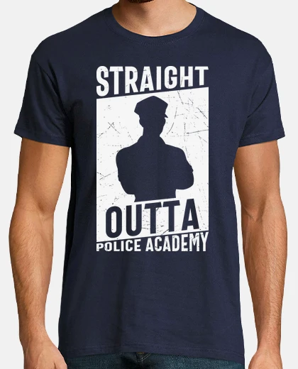Camiseta directamente de la academia de policía