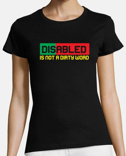 T-shirt disabile non è una parola tabù per l&#39;educatore