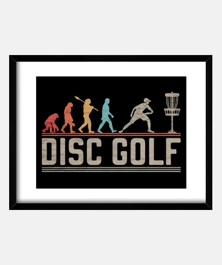 Framed disc golf evolution frisbee golf