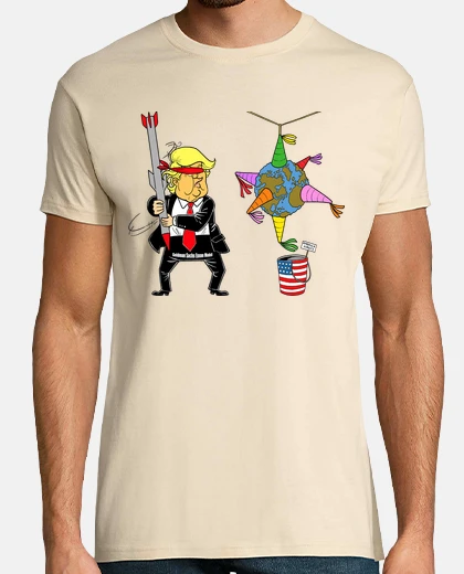 T-shirt discarica trump - mundo piñata