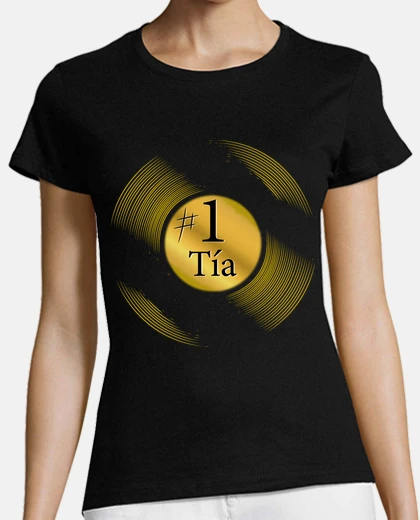 T-shirt disco d39oro per zia numero 1