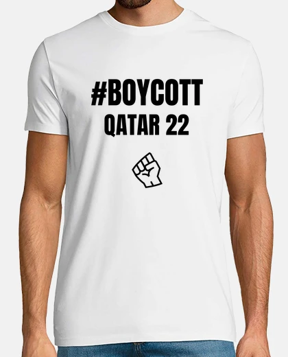 T-shirt disconnettersi dalla coppa del mondiali - boicottaggio qatar22