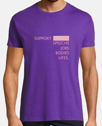 Tee-shirt discours des women