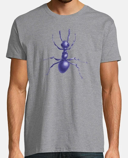T-shirt disegnato purple formica