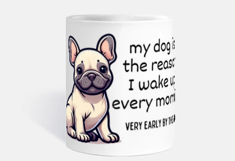 Tazza disegno 3545038 bulldog francese