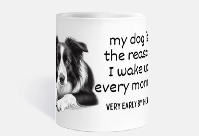 Tazza disegno 3545052 b order collie