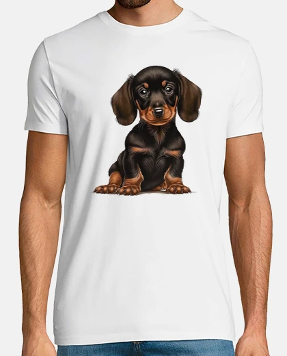 T-shirt disegno cucciolo animato