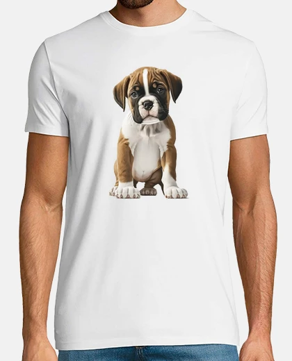 T-shirt disegno del box del animato