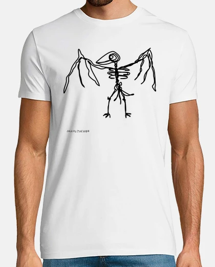 T-shirt disegno esempio di poesia