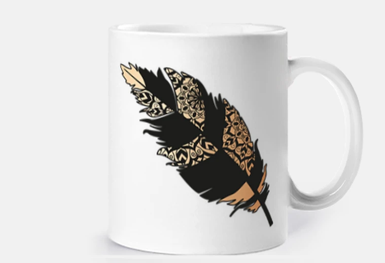 Tazza disegno meditativo tolteco per la meditazione, personalizzabile, tazza,