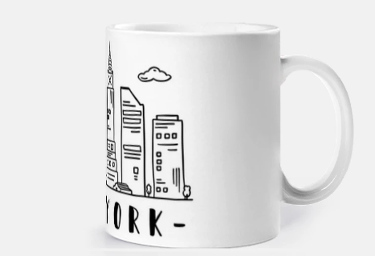 Tazza disegno new york per tazza s