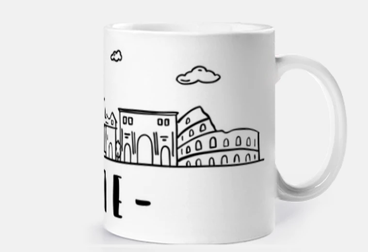 Tazza disegno roma per tazza s