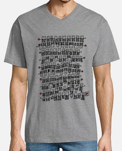 T-shirt disegno t-shirt da uomo diverso per sfondi chiari