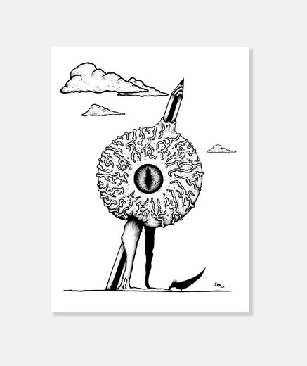 Lienzo Diseño 1: Impaled Eye