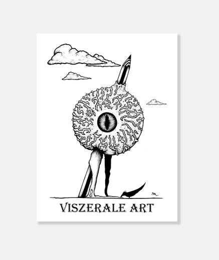 Lienzo Diseño 2: Impaled Eye Logo