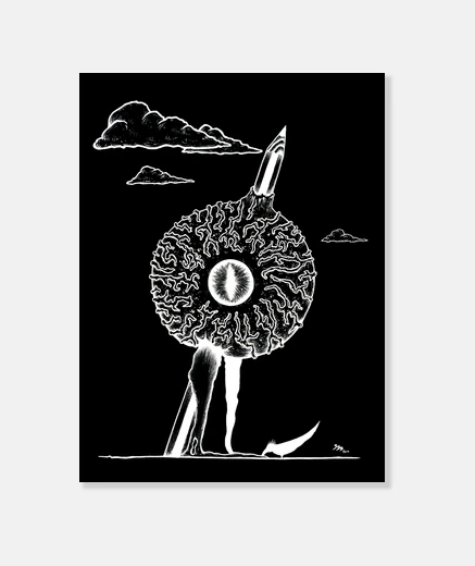 Lienzo Diseño 3: Impaled Eye BK