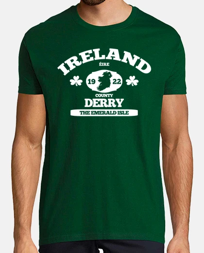 Camiseta diseño clásico derry irlanda