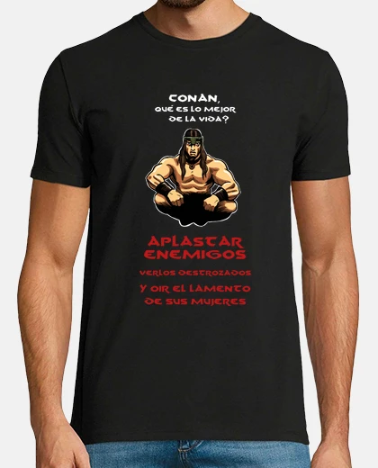 Camiseta Diseño CONAN APLASTA