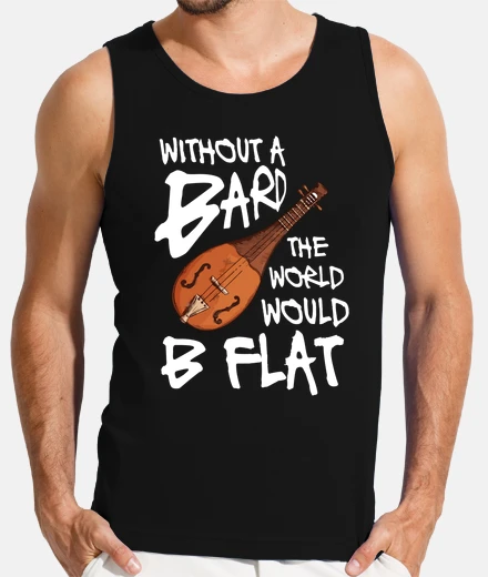 Camiseta diseño de clase de juego de rol bard rp