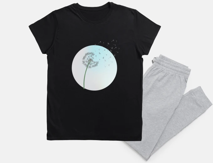 Pijama Diseño de Diente de León al Viento