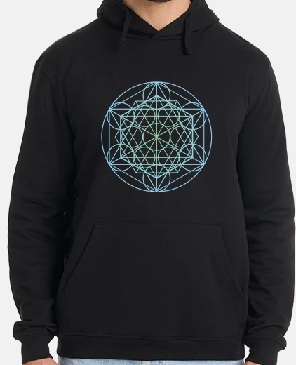Sudadera diseño de geometría sagrada espiritual