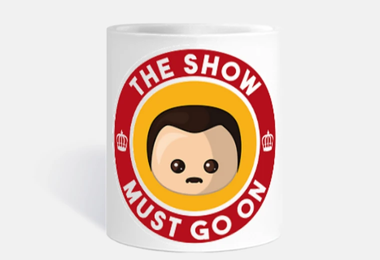 Taza Diseño Freddie Show Must Go On