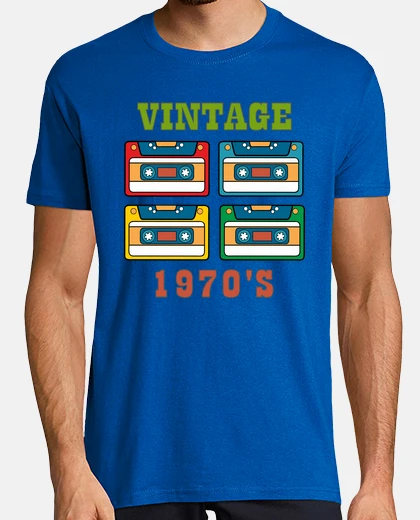Camiseta diseño vintage de los 70