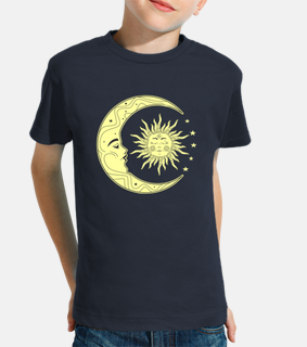 diseño celestial sol y luna