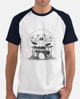 diseño de baterista vitruviano