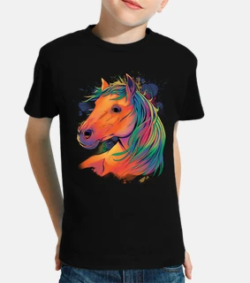 diseño de caballo de acuarela para jine