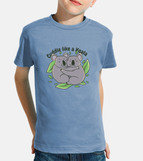 diseño de camiseta adolescente de lindo koala abrazo como ak