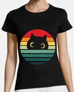 diseño de gato vintage